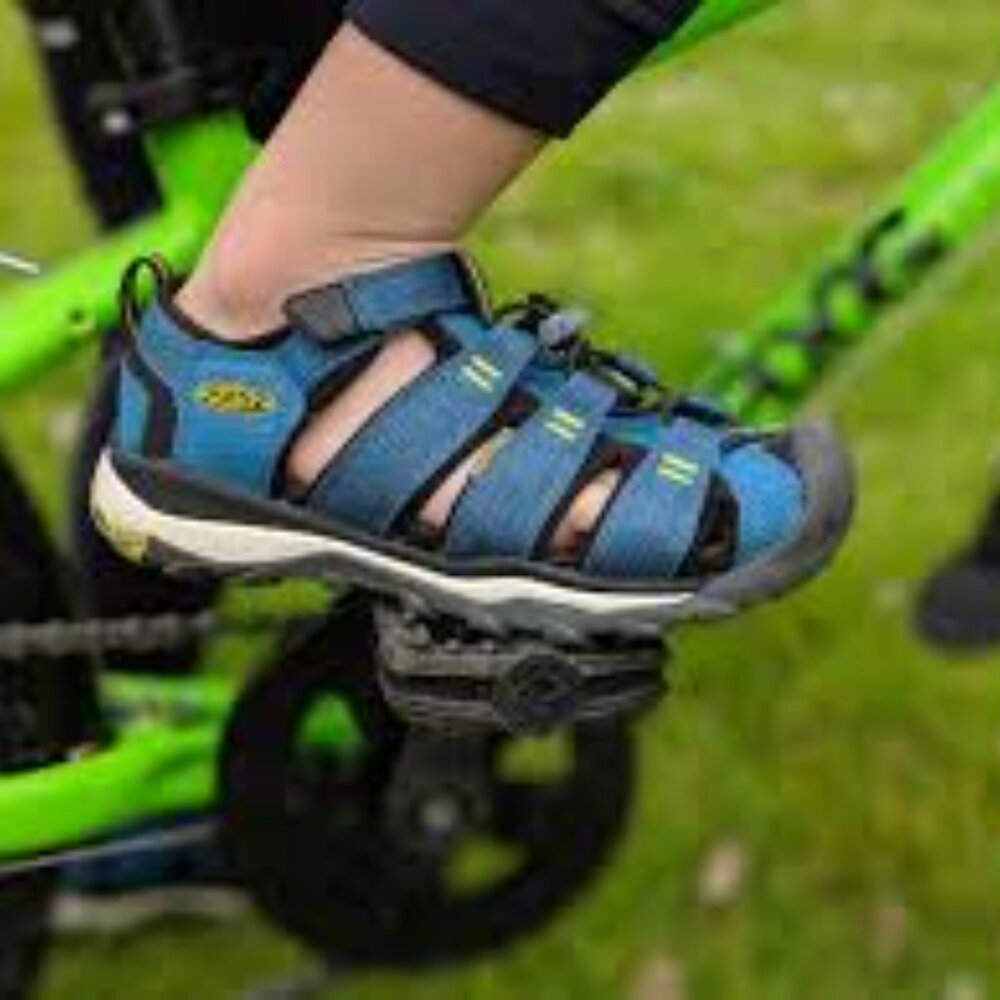 Keen Kids' Black and Blue Sandals